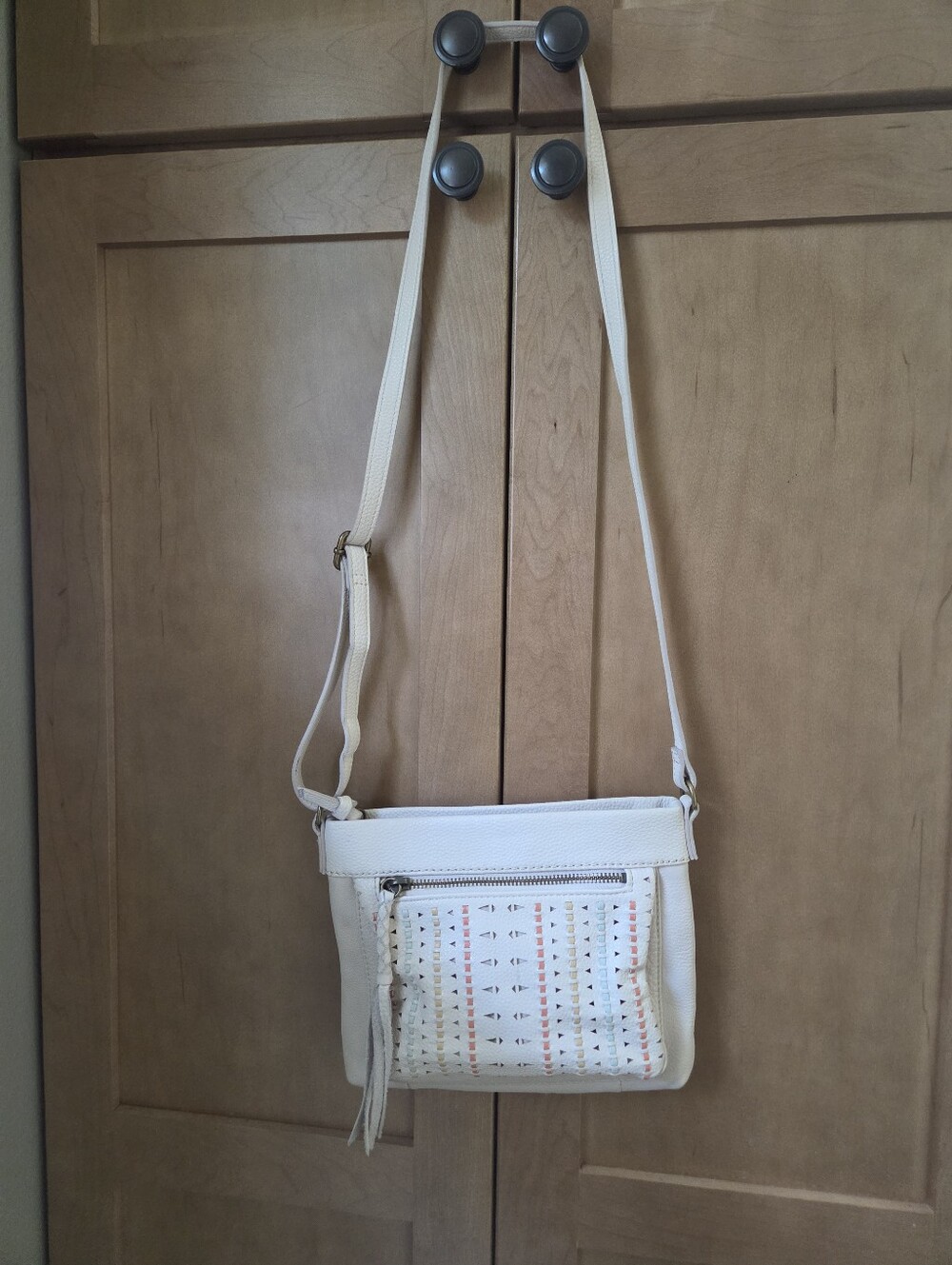 The Sak Sanibel Leather Crossbody Handbag Purse